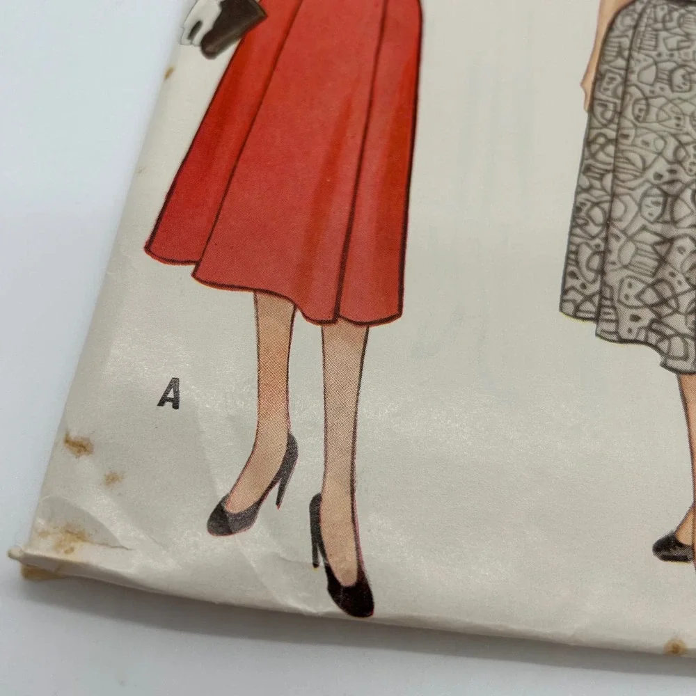 McCalls Vintage 1950's Pattern #9602 Women's Dress‎ Size 16
